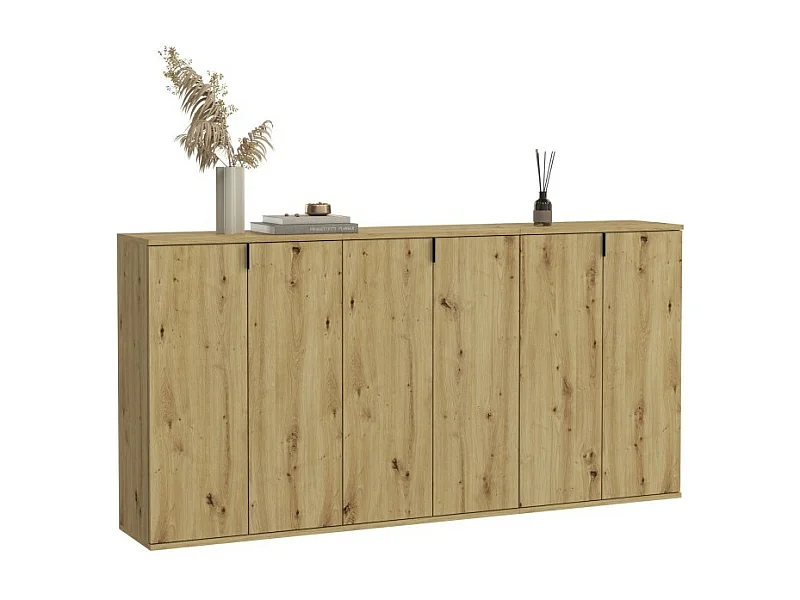 Buffet 6 portas – Carvalho claro – BODITE