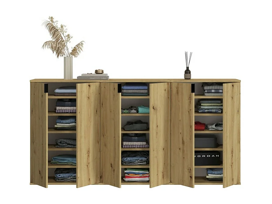 Buffet 6 puertas – Roble claro – BODITE