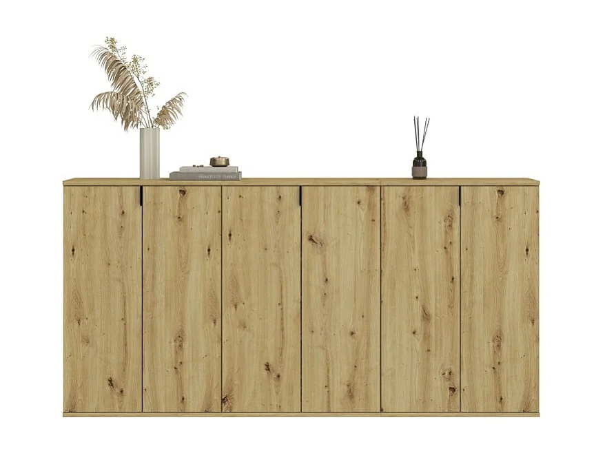 Buffet 6 puertas – Roble claro – BODITE