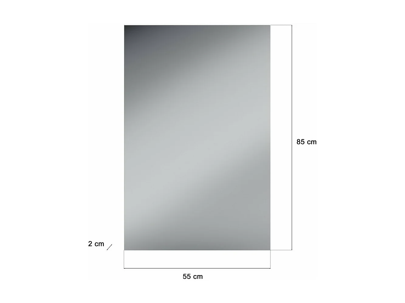 Espelho – Branco Laqueado – KLEANKIN