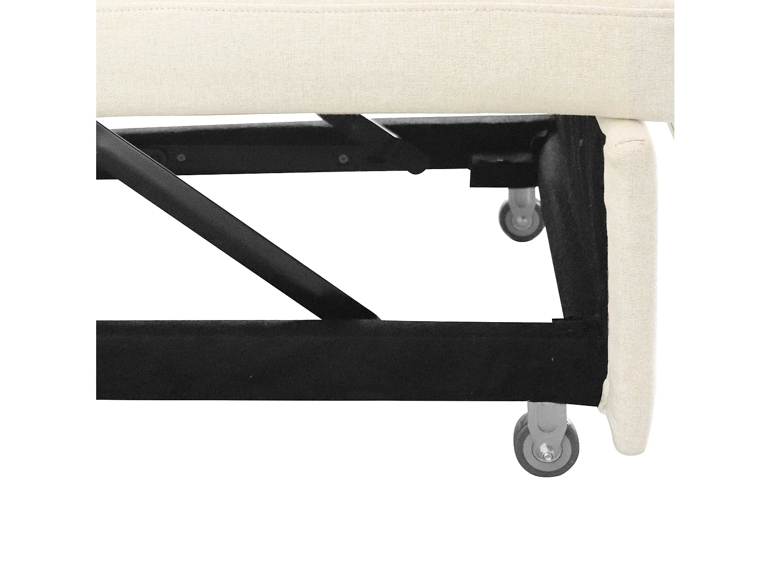 3-in-1 bank - 2-zits bank - Verstelbare rugleuning - Met USB-poort - Armleuningen met zakken + Kussens - beige