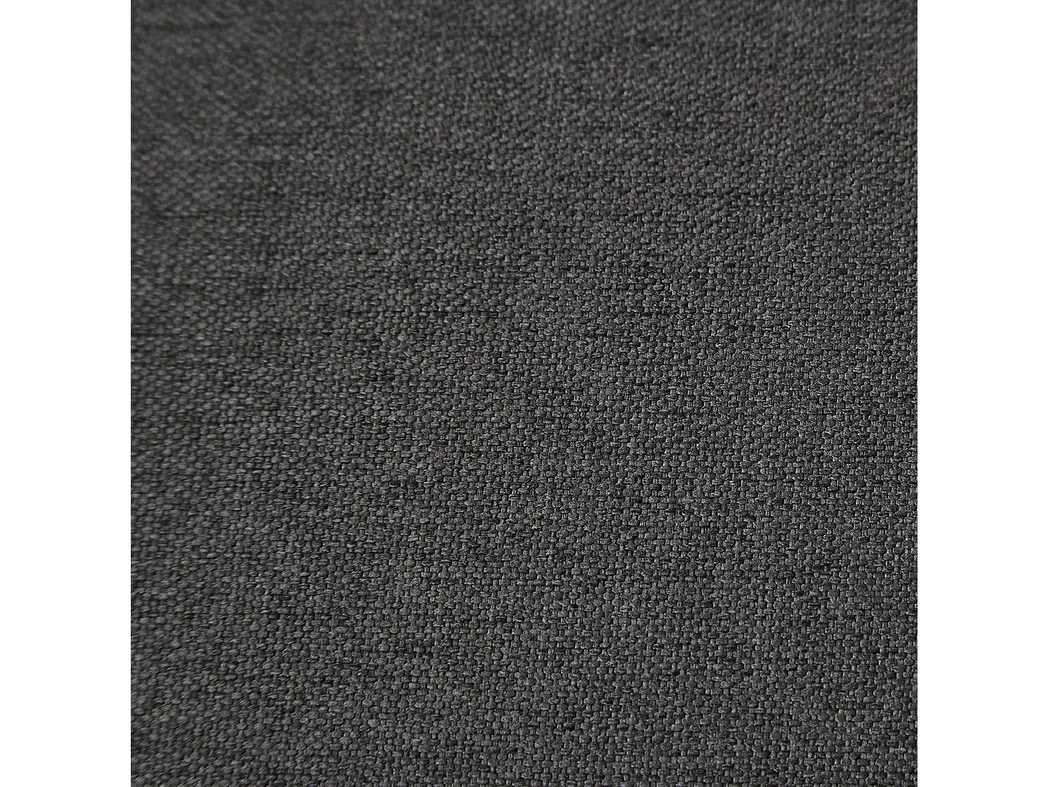 Canapé 2 en 1 (176x76x74cm) - Causeuse - Double dossier réglable - Avec fonction couchage - Tissu coton et lin - Mousse haute densité - Noir