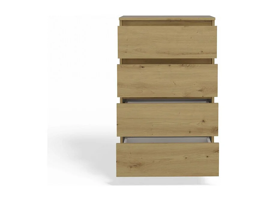 Komoda Malwa M4 | Dąb Artisan | 40x70x97 cm| 4 Szuflady