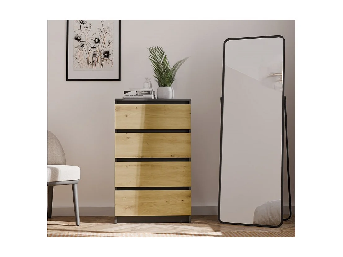 Malwa M4 Commode ARTISAN en ANTRACITE