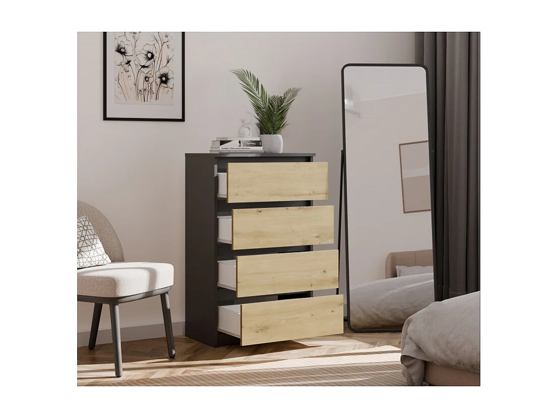 Malwa M4 Commode ARTISAN en ANTRACITE