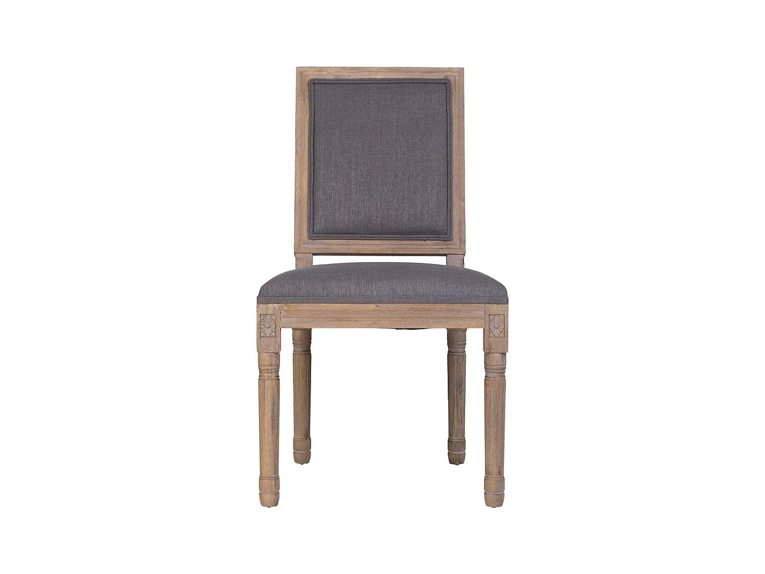 Chaise en bois rembourrée 50x46x95h cm