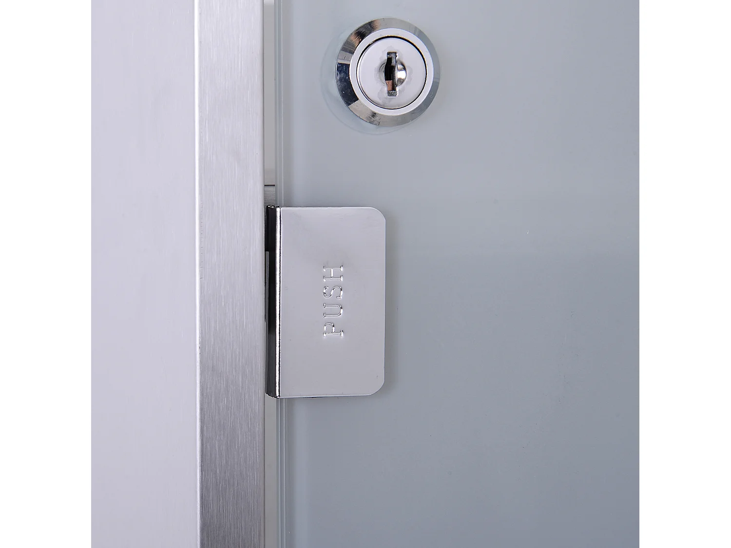 Armoire à pharmacie murale verrouillable 3 niv. acier inox