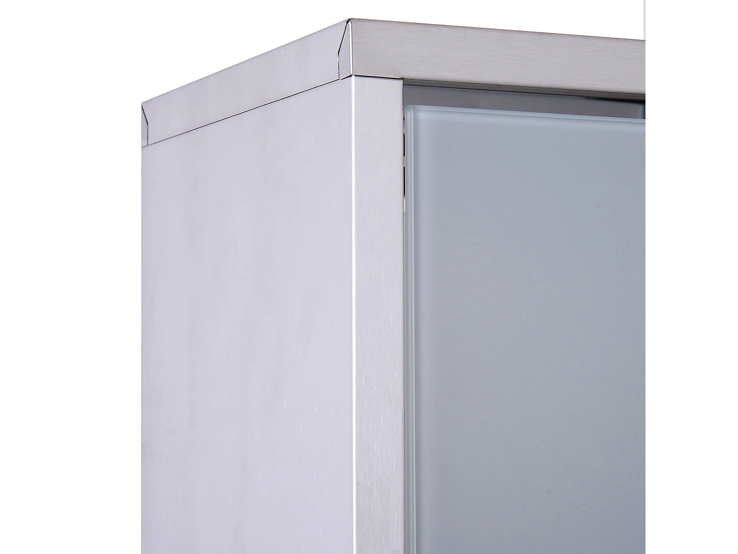 Armoire à pharmacie murale verrouillable 3 niv. acier inox