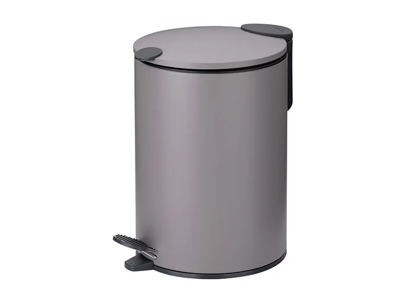 Kela Line Poubelle à pédale 3l gris clair - 23610