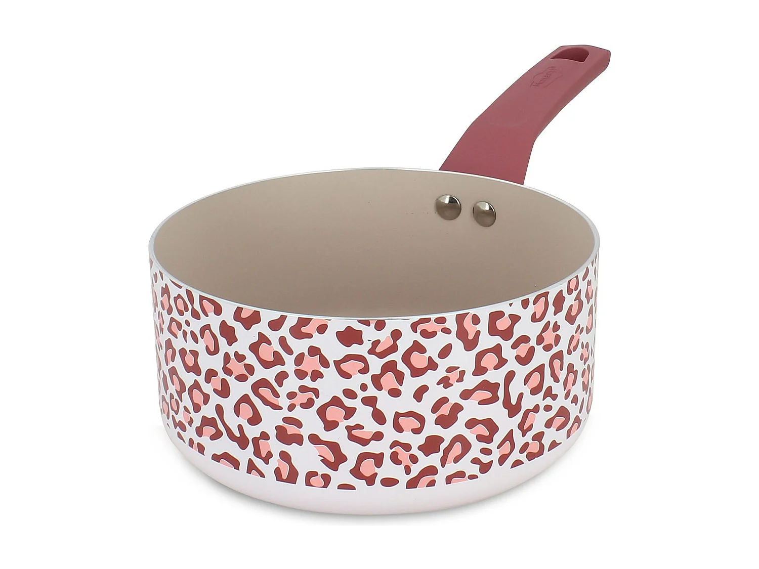 Menastyl - Casserole Leopard 18cm Aluminium Recycle Rose