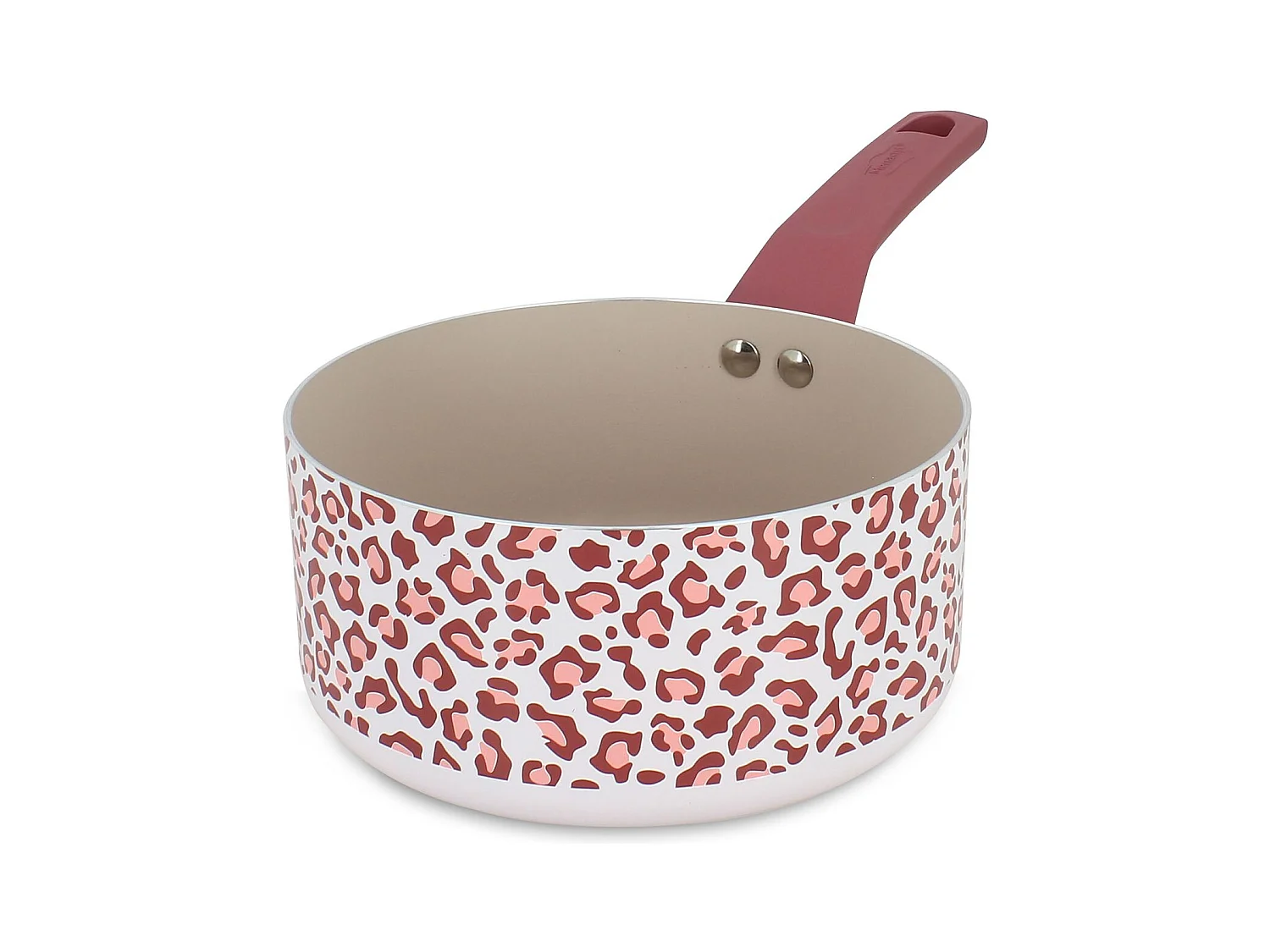 Menastyl - Casserole Leopard 18cm Aluminium Recycle Rose
