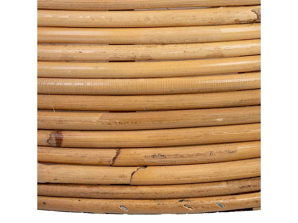 Panier rond en bambou 24x24x13h cm