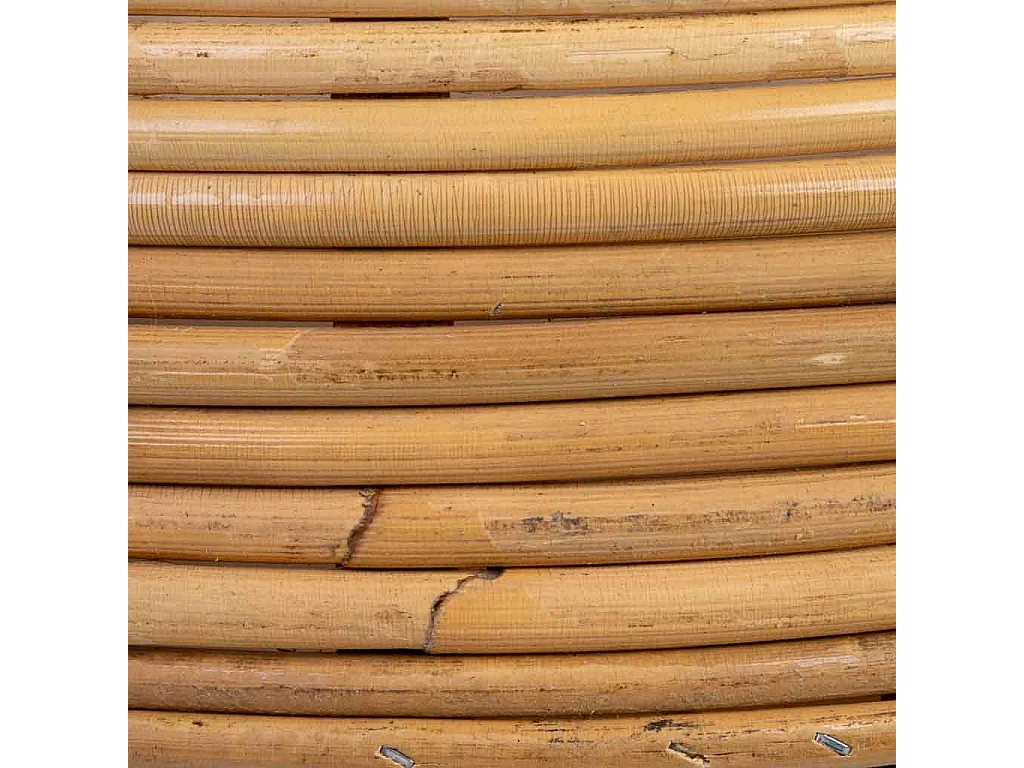 Panier rond en bambou 24x24x13h cm