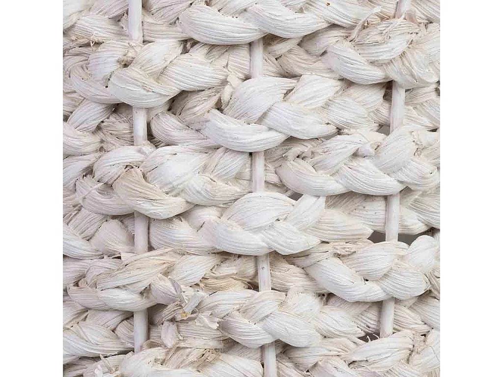 Panier rond en osier bleu 19x19x16h cm