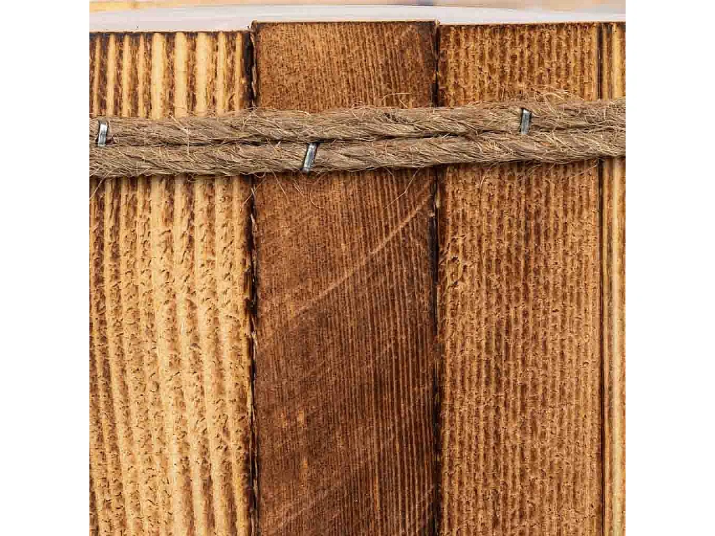Rechteckiger Holzkorb 21x15x10h cm