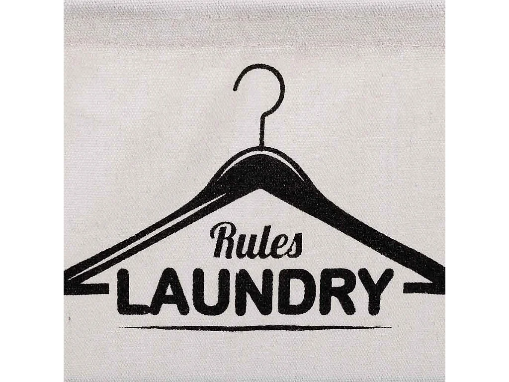 Panier de rangement en métal et tissu 35x23x18/25