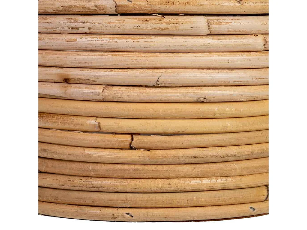 Cesto redondo em bambu 19x19x12h cm