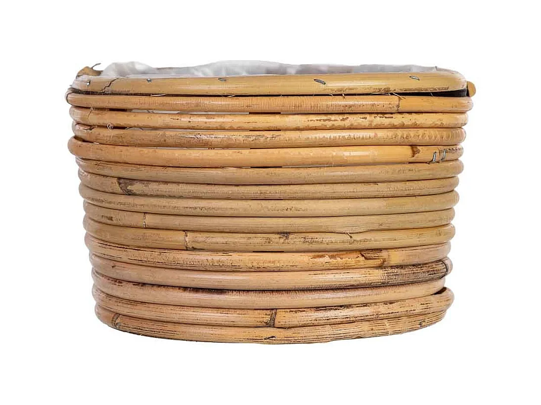 Panier ovale en bambou 25x19x11h cm