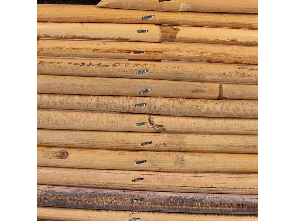 Cesto oval em bambu 25x19x11h cm