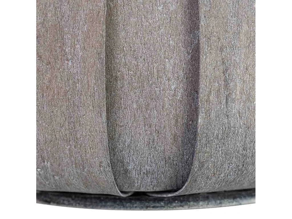 Cesto redondo em madeira azul 20x20x12h cm