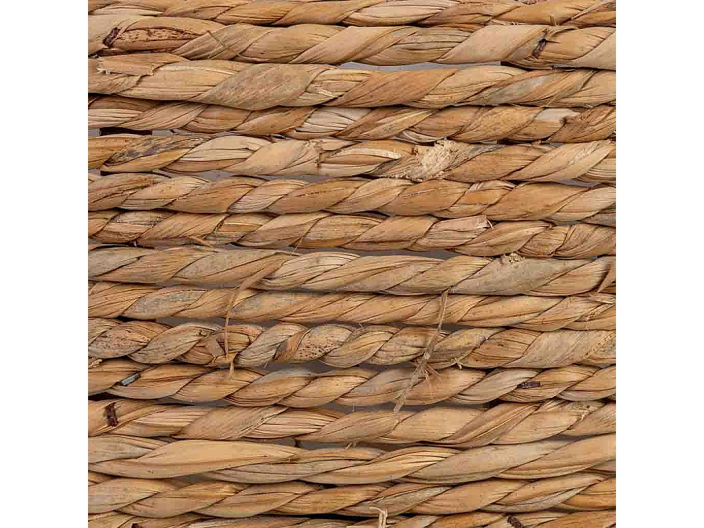 Panier ovale en corde avec anses 31x21x13h cm