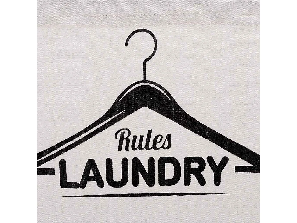 Cesto de armazenamento de metal e tecido 45x33x26/32 cm