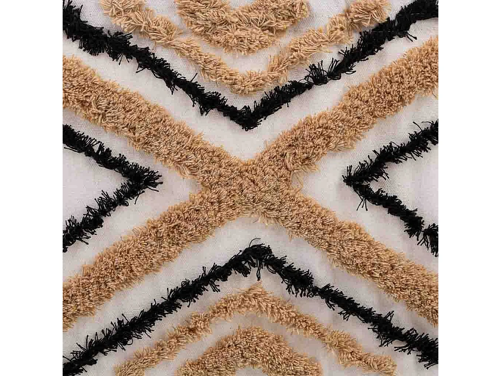 Aufbewahrungskorb aus Metall und Stoff, 51 x 38 x 30/36 cm