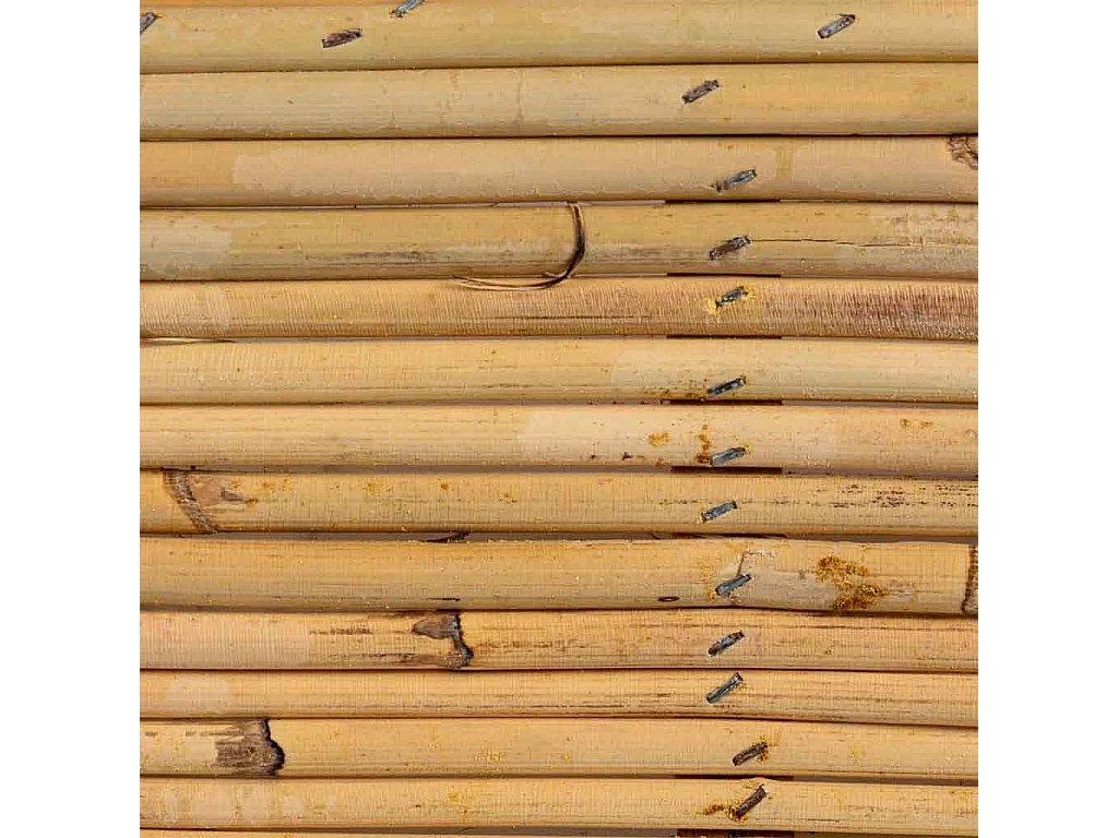 Cesto retangular em bambu 22x16x12h cm