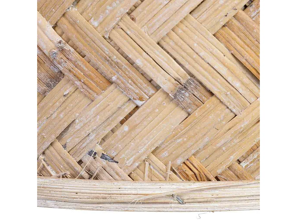 Panier rond marron 23x23x12h cm