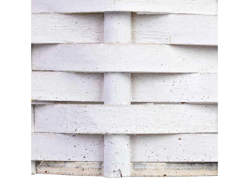 Panier rond en osier gris 26x26x16h cm