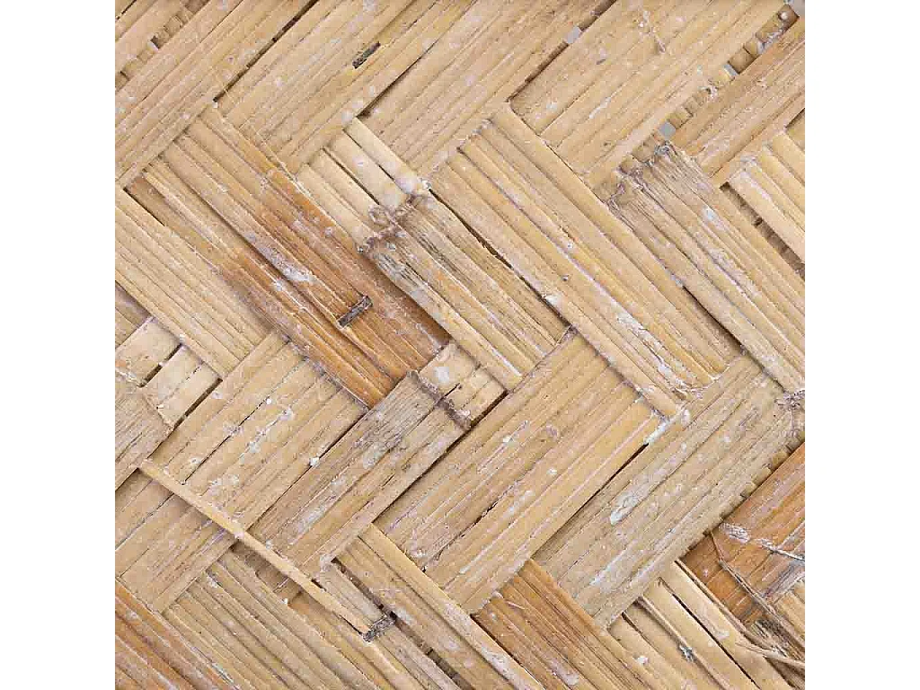 Cesto ovalado marrón 33x25x12h cm