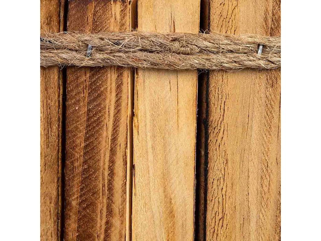 Panier rond en bois 15x15x9h cm