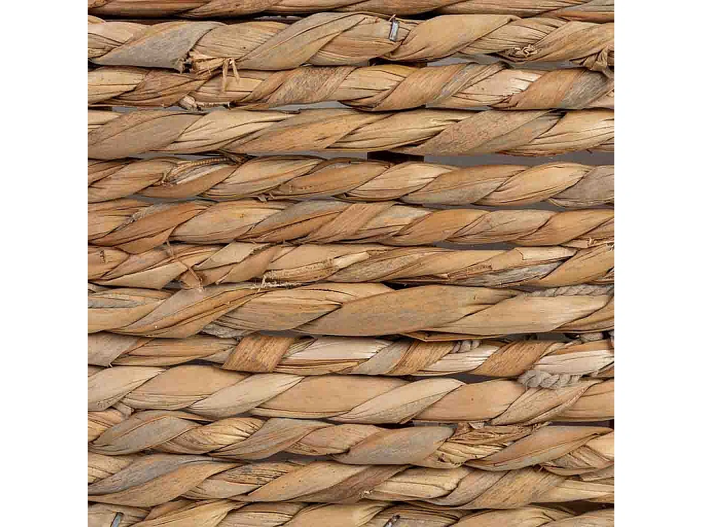 Cesto ovalado de cuerda con asas 24x15x12h cm