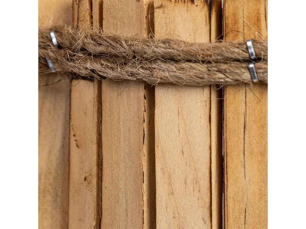 Panier en bois en forme de fleur 21x21x9h cm