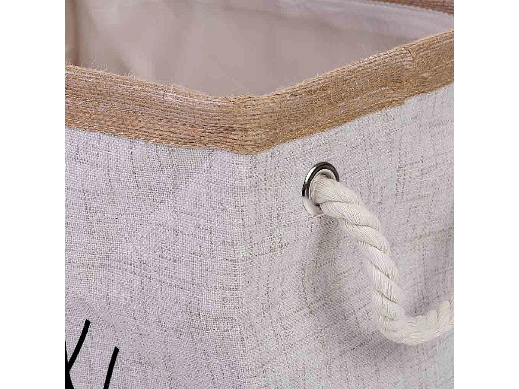 Cesto de almacenamiento de tela 36x24x20