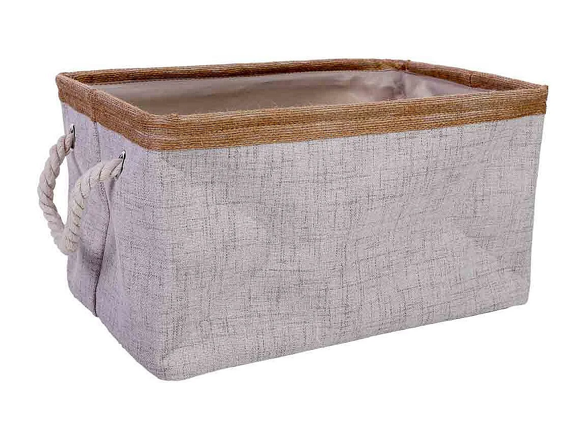 Cesto de almacenamiento de tela 36x24x20