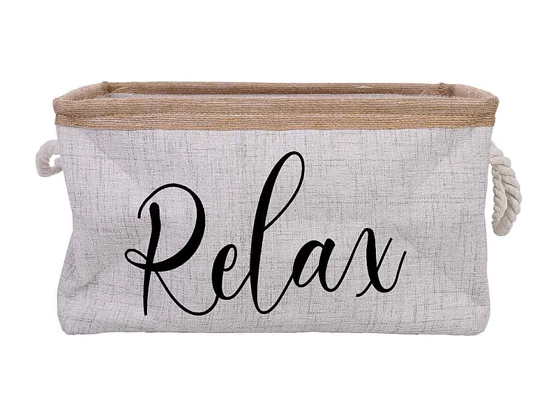 Aufbewahrungskorb aus Stoff 36x24x20