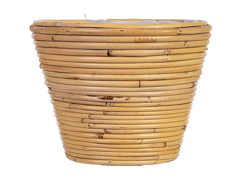 Panier rond en bambou 25x25x19h cm