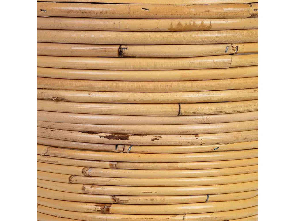 Cesto redondo em bambu 25x25x19h cm