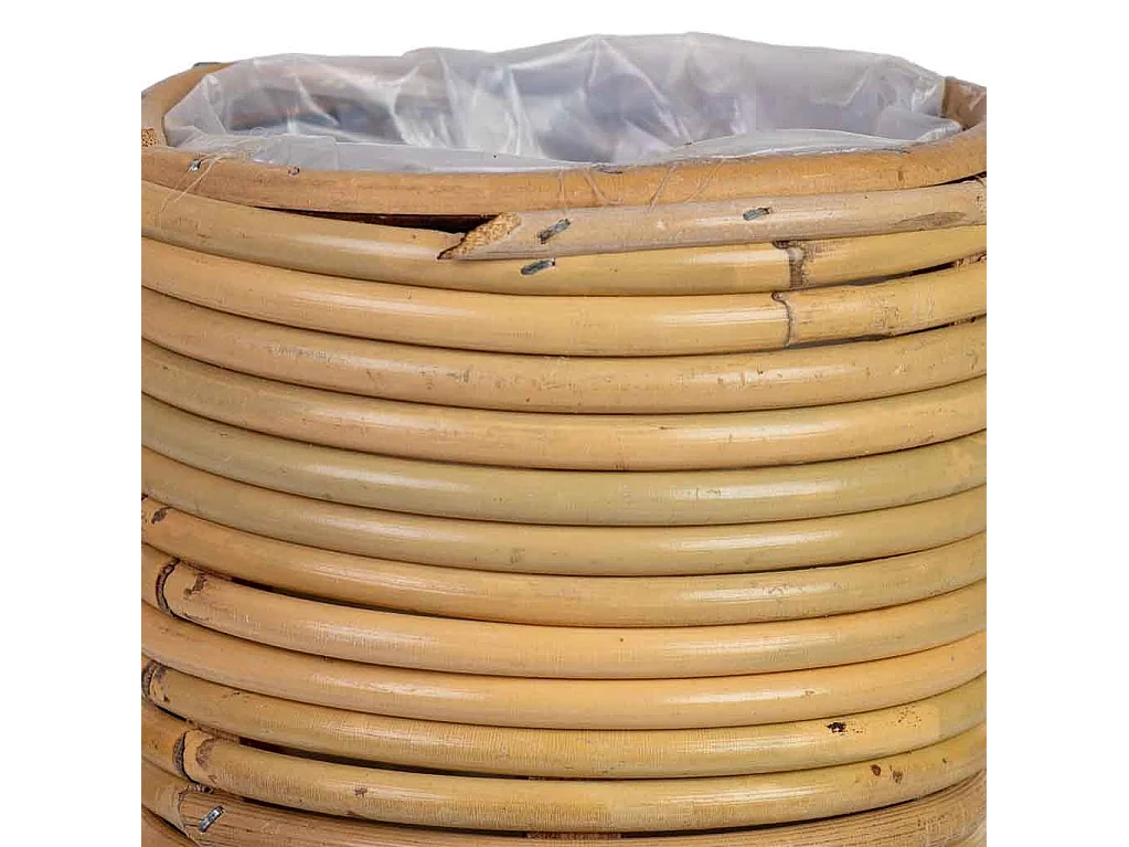 Vaso em bambu 15x15x23h cm