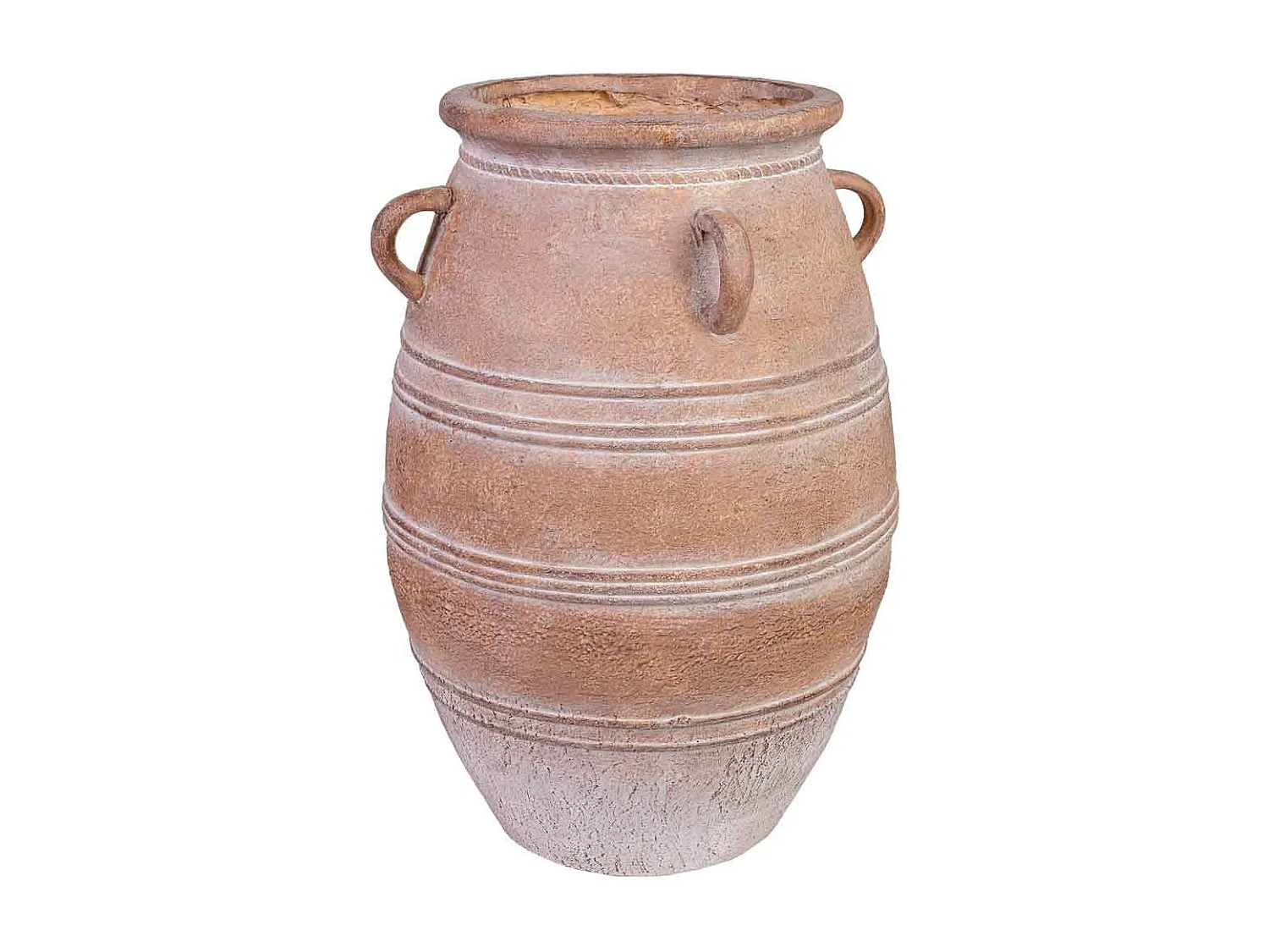 Jarrón de magnesio marrón 37x37x56h cm