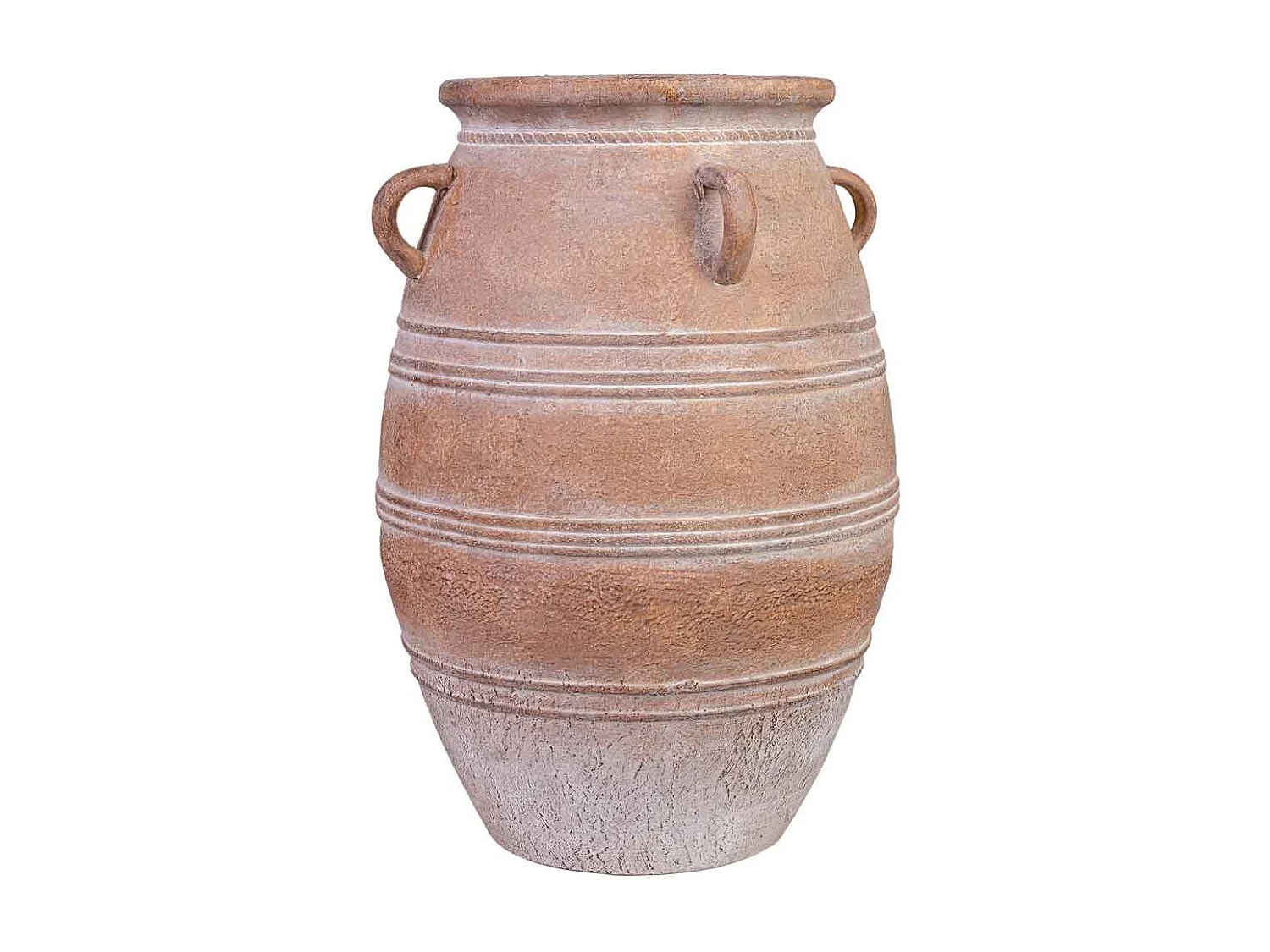 Vaso de magnésio castanho 37x37x56h cm