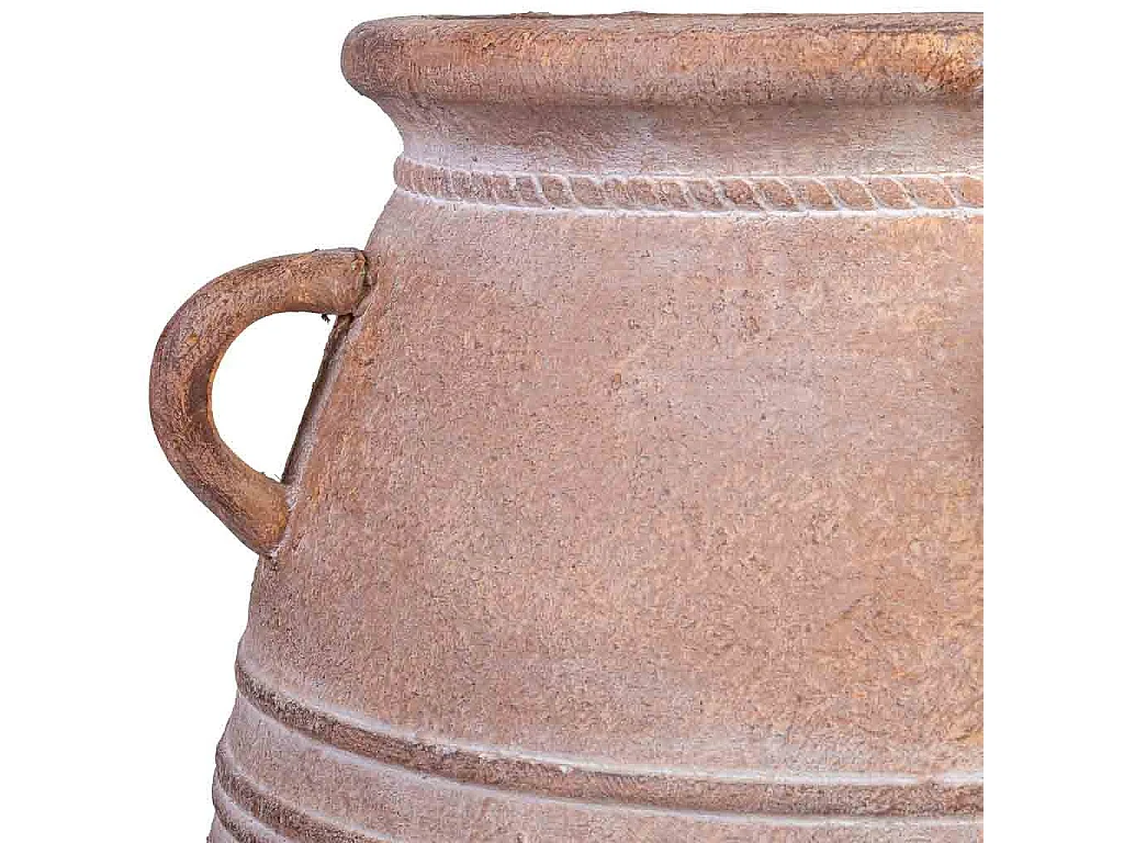 Vaso de magnésio castanho 37x37x56h cm