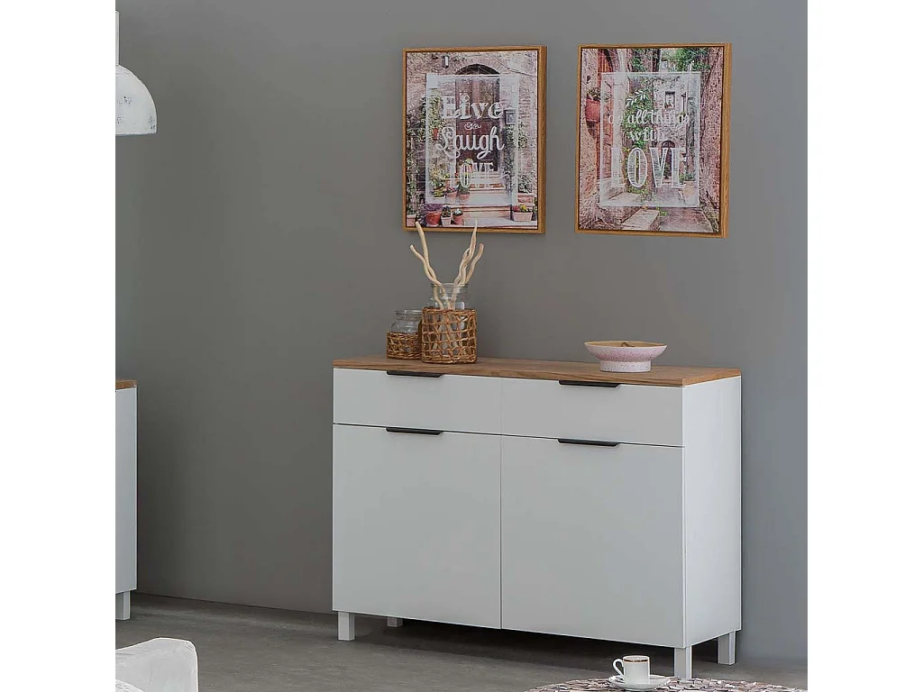 Vaso em vidro forrado com fibras naturais D16x25h cm