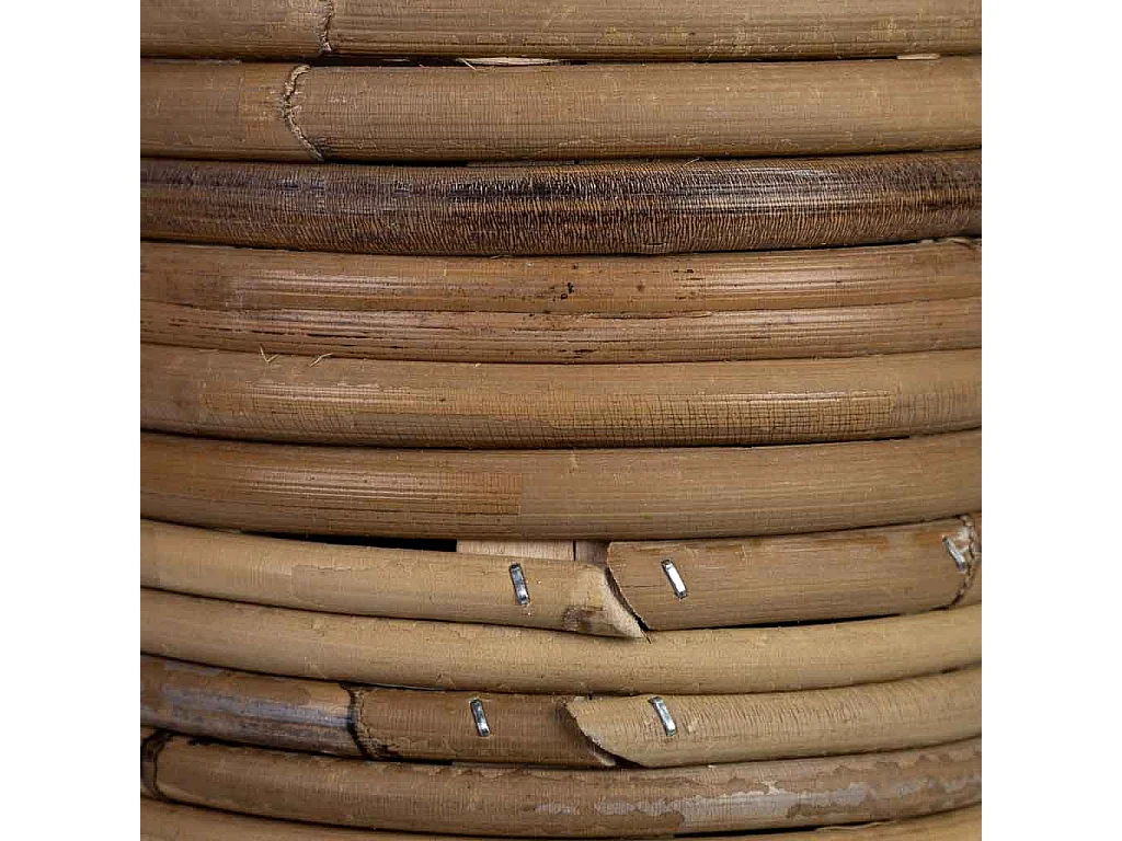 Vaso de bambu 16x16x39h cm