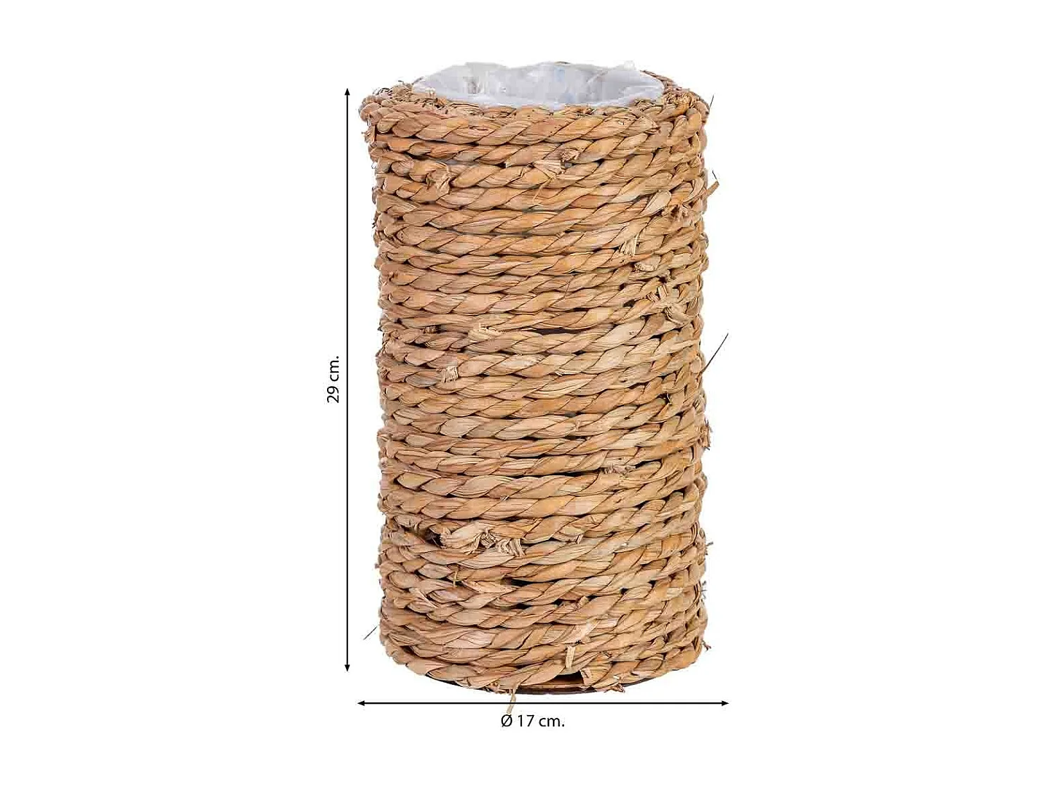 Vaso corda 17x17x29h cm