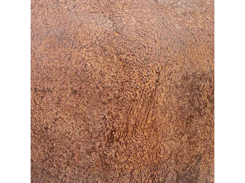 Jarrón de magnesio marrón 30.5x30.5x37h cm