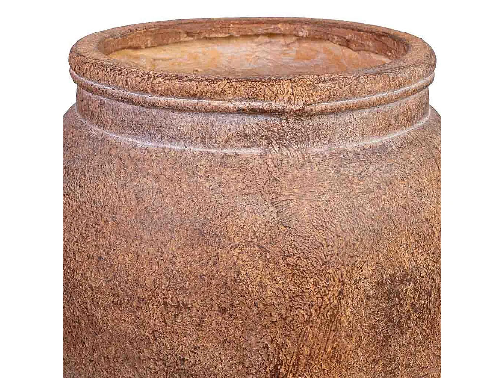 Vaso de magnésio castanho 30,5x30,5x37h cm