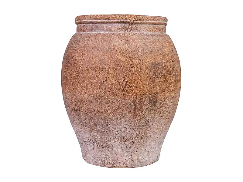 Vaso de magnésio castanho 30,5x30,5x37h cm