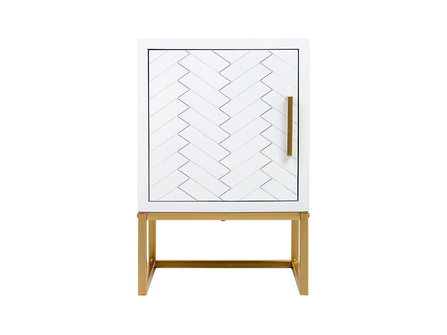 Table 1 porte en bois et métal 40x35x61h cm